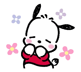 a drawing of a dog wearing a red shirt surrounded by pink flowers