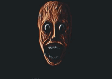A Drawing Of A Face With The Words Are You Still Awake GIF