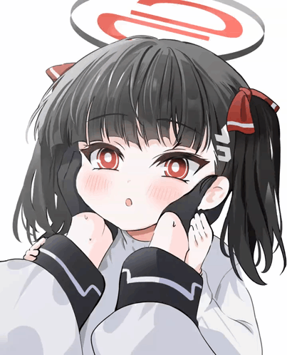 A Drawing Of A Girl With A Circle Around Her Head With A Letter O On It GIF
