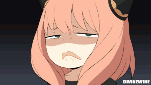A Drawing Of A Girl With Divinewine Written On The Bottom Right GIF