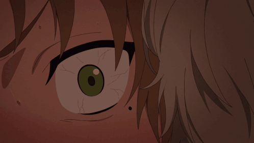 A Drawing Of A Girl With Elf Ears Laying On A Bed With Her Eyes Closed GIF