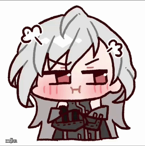 A Drawing Of A Girl With The Letter H On Her Cheek And The Number 33 On Her Head GIF