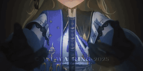 A Drawing Of A Girl With The Year 2025 On The Bottom GIF