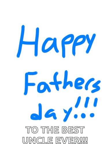 A Drawing Of A Happy Father 'S Day Card GIF