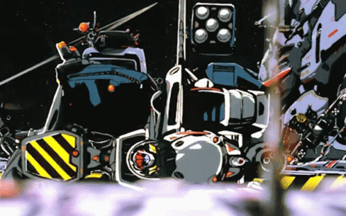 A Drawing Of A Helicopter With A Yellow And Black Stripe On It GIF