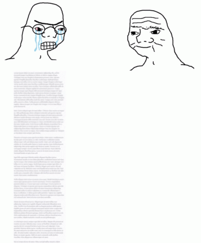 A Drawing Of A Man Crying Next To A Drawing Of An Ice Cream Bar With A Bite Taken Out Of It GIF