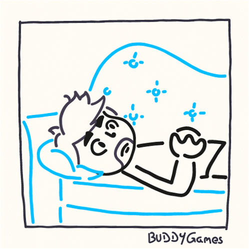 A Drawing Of A Man In A Bathtub With The Words Wait What For Real Written Above Him GIF