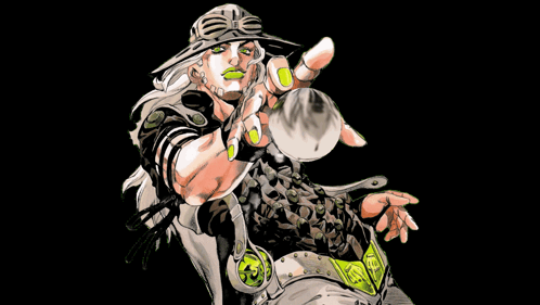 A Drawing Of A Man Wearing A Cowboy Hat And Holding A Ball GIF