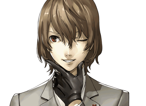 A Drawing Of A Man With A Black Glove On His Hand GIF