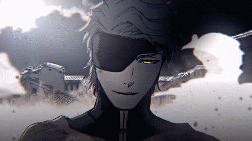 A Drawing Of A Man With A Mask On His Eyes GIF