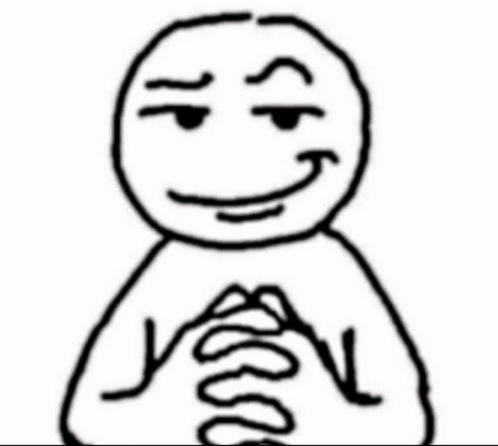 A Drawing Of A Man With A Spiral Around His Neck Is In Front Of A Group Of Men GIF