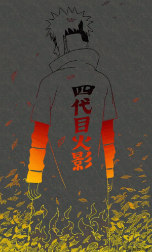 A Drawing Of A Man With Chinese Writing On The Back Of His Shirt GIF