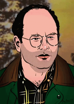 A Drawing Of A Man With Glasses And A Plaid Shirt Has The Name Richard On The Bottom GIF