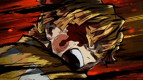 A Drawing Of A Man With His Mouth Open And Blood Coming Out Of It GIF