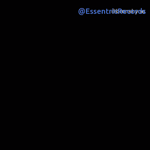 A Drawing Of A Man With Horns And The Words Essentritter Records GIF
