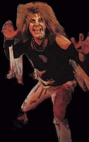 A Drawing Of A Man With Long Hair And A Necklace GIF