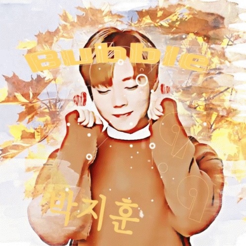 A Drawing Of A Man With The Word Bubble Written Above Him GIF
