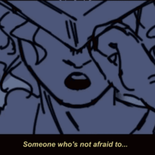 A Drawing Of A Man With The Words Send A Message Underneath It GIF