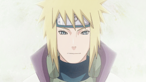 A Drawing Of A Man With Yellow Hair And A Headband With The Letter B On It GIF