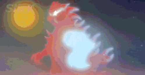 A Drawing Of A Monster With The Letter S On The Bottom GIF