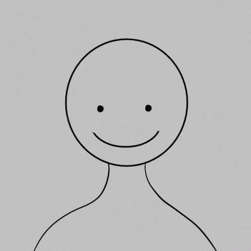 A Drawing Of A Person Holding A Knife With The Letter V On Their Face GIF