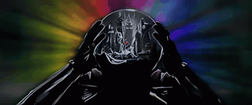 A Drawing Of A Person Holding A Steering Wheel With A Colorful Background And The Word Jesus On It GIF