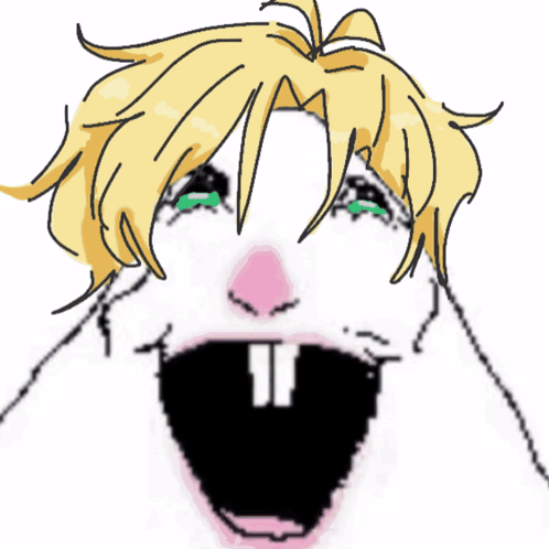 A Drawing Of A Person With A Big Mouth GIF