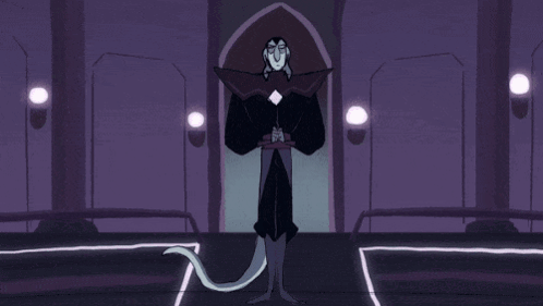 Drawing Of Person With Long Tail And Number 7 GIF
