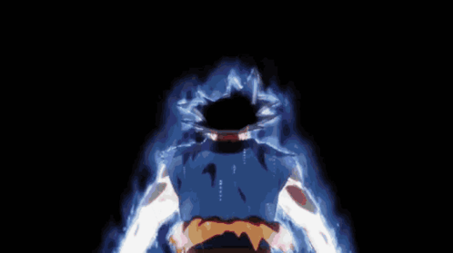 A Drawing Of A Person With A Lot Of Energy Coming Out Of Their Body GIF