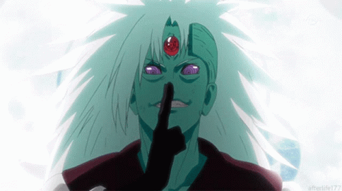 A Drawing Of A Person With Purple Eyes And A Third Eye GIF