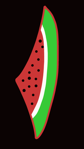 A Drawing Of A Red Green And Black Triangle GIF