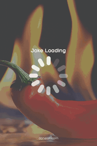 A Drawing Of A Red Pepper With The Word Danelight.com On The Bottom Right GIF