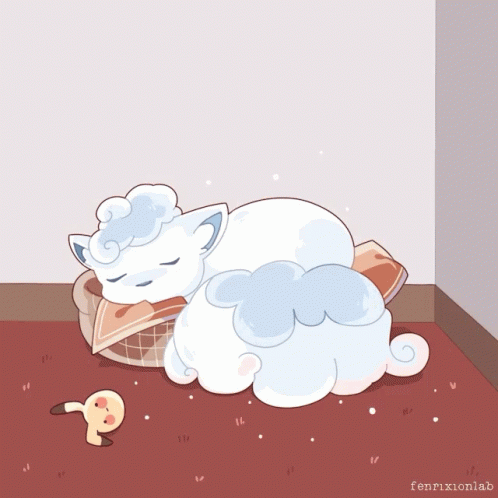 Sleeping Sheep With N And Z GIF