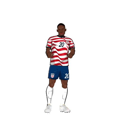 a drawing of a soccer player wearing the number 20
