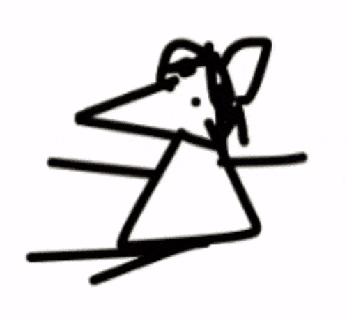 A Drawing Of A Stick Figure With The Letters Eo On It GIF