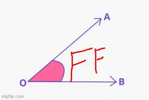 A Drawing Of A Triangle With The Letters B And A Written On It GIF
