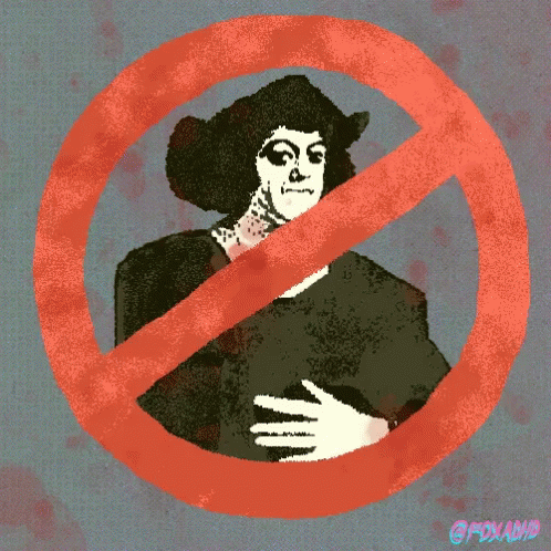 A Drawing Of A Woman In A Red Circle With The Word Foxadhd On The Bottom GIF