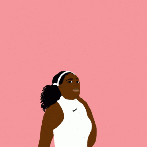 A Drawing Of A Woman With Her Fist In The Air And The Words " I Won T Be Silent " Behind Her GIF