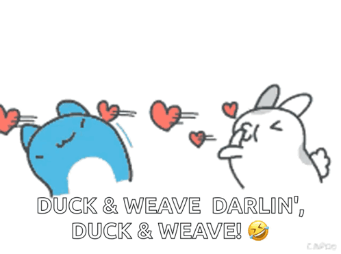 A Duck And Weave Darlin Duck And Weave Duck And Weave GIF