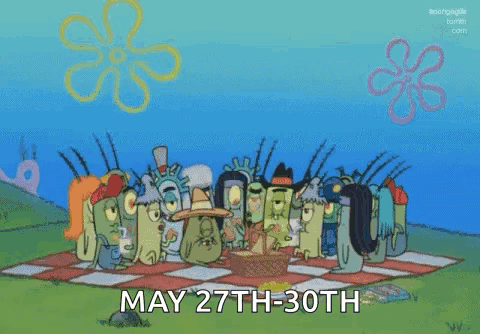 A Family Reunion Is Being Held On May 27Th-30Th . GIF