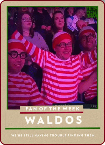 A Fan Of The Week Poster For Waldo 'S Fans GIF