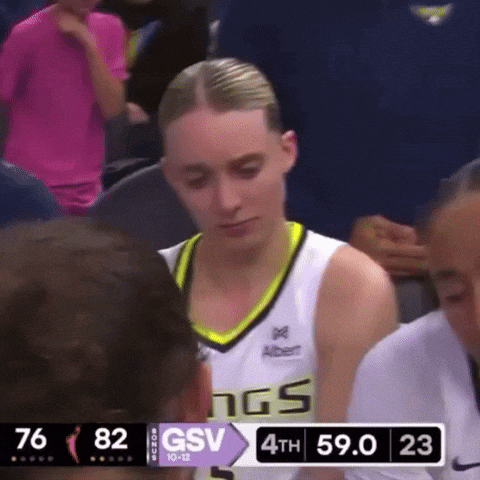A Female Basketball Player Wearing A Gsv Jersey GIF
