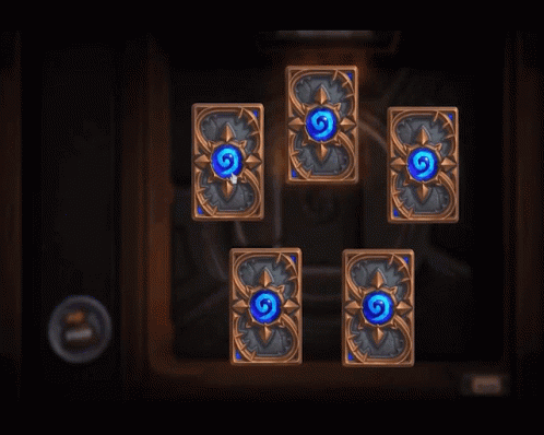 A Few Cards With The Letter G On Them Are On Fire GIF
