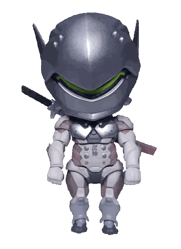 a figurine of a soldier with chinese writing on his chest