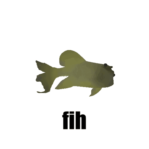 A Fish With The Letters Fh Below It GIF