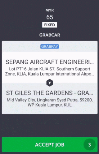 A Fixed Fare Of Myr 65.00 Is Shown GIF
