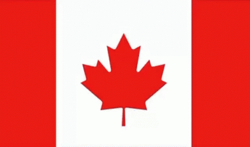 A Flag With A Maple Leaf Between The British Flag And The Australian Flag GIF