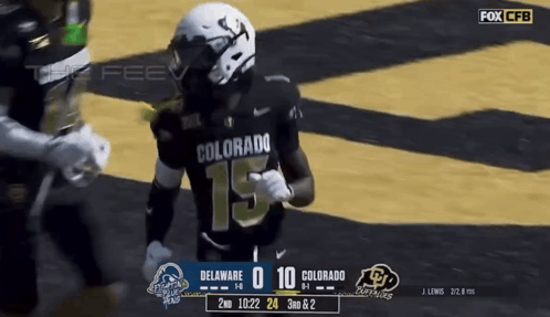 A Football Game Between Colorado And Delaware GIF