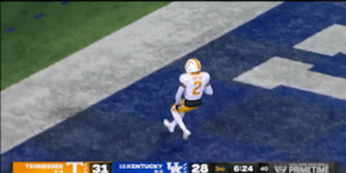 A Football Game Between Tennessee And Kentucky Is Going On GIF
