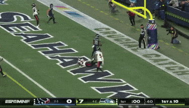 a football game between the seahawks and the cowboys